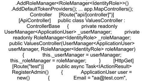 How to actually implement Roles in Blazor WebApp and Identity