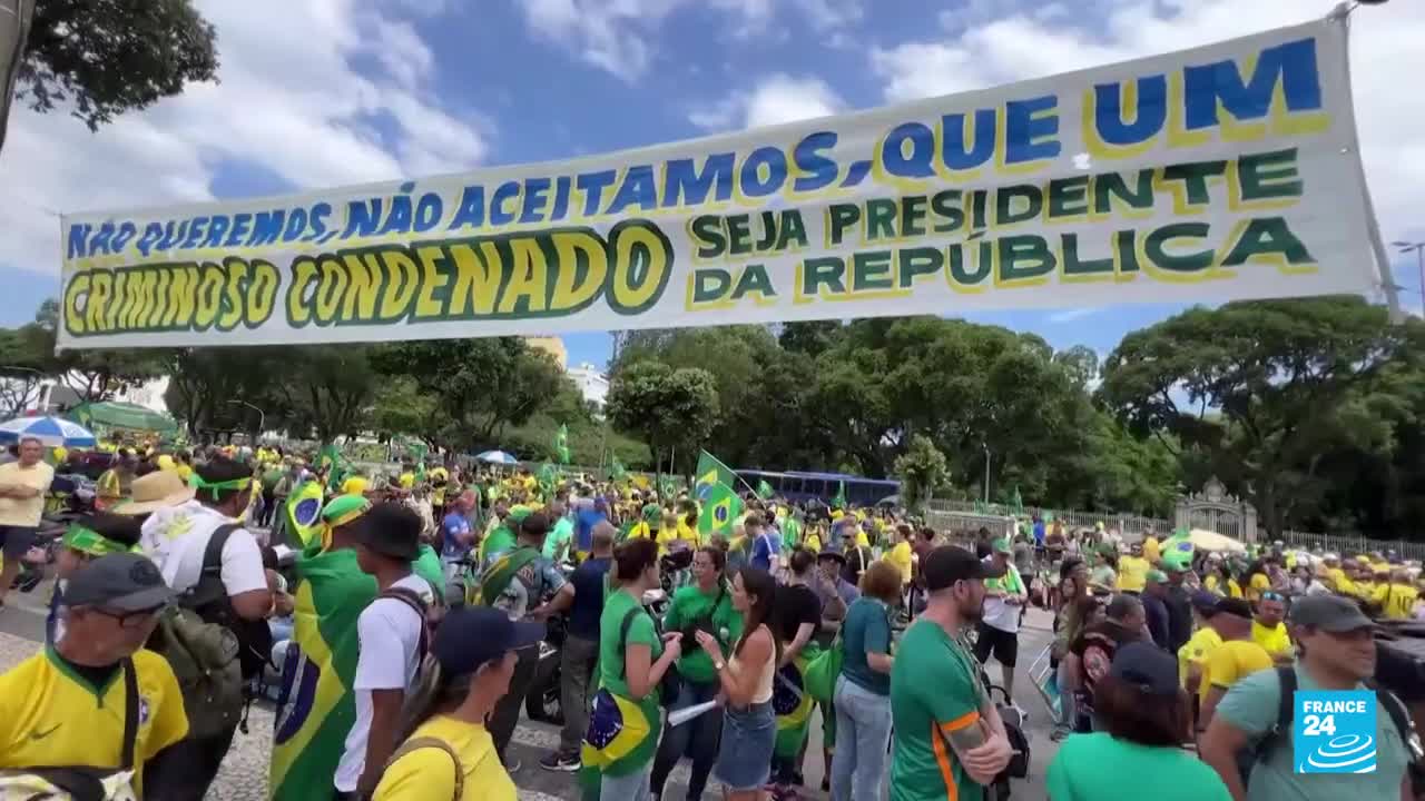 Las protestas bolsonaristas en Brasil continúan, aunque ahora con menor intensidad • FRANCE 24