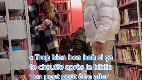 Je drague dans la bibliothèque 📚