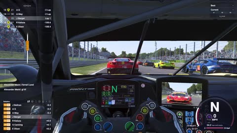 Le Mans Ultimate GTE AM Online Racing at Monza.