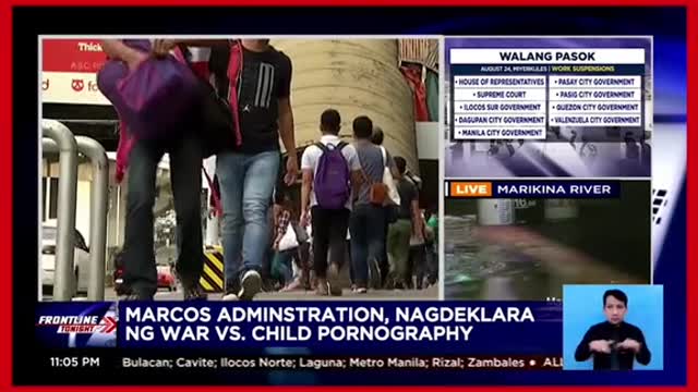 Marcos adminstration,nagdeklara ng war vs.online child exploitation