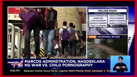 Marcos adminstration,nagdeklara ng war vs.online child exploitation