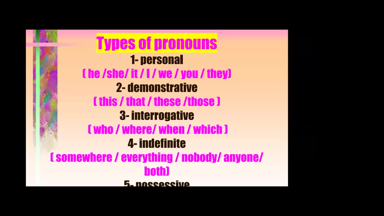 C6 pronouns