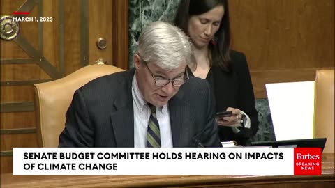 Sheldon Whitehouse Discusses 'Climate Tipping Points' With Senate Witnesses