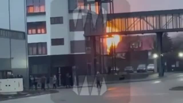 The arrival of a cruise missile in Ivano-Frankivsk