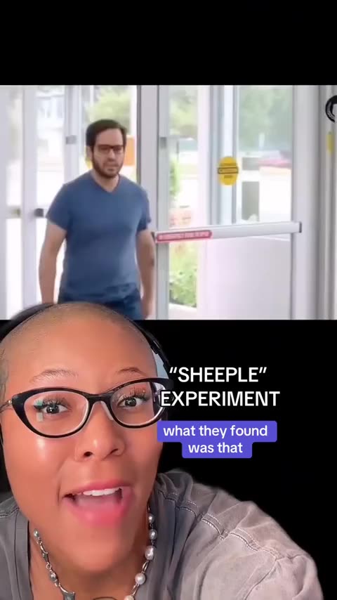Sheeple Experiment Confirmed Humans are sheep