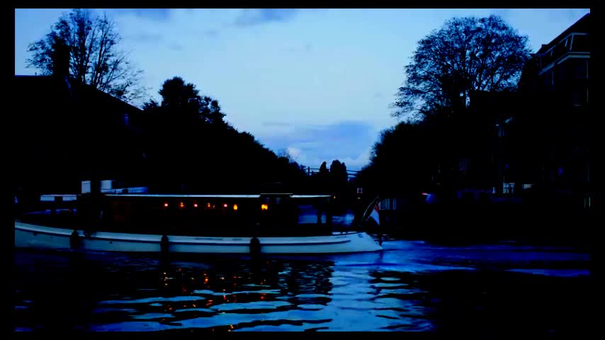 Beautiful scenery, relaxing music and sounds of nature