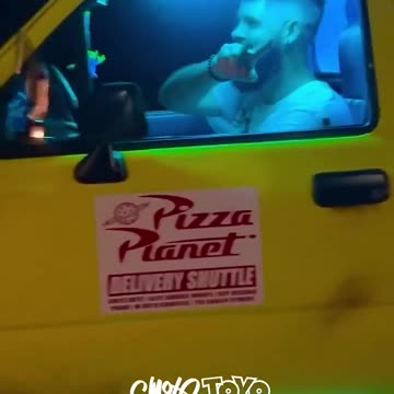 Man Transforms Truck into Toy Story Pizza Planet Truck: Kids at Heart with Grown-Up Money