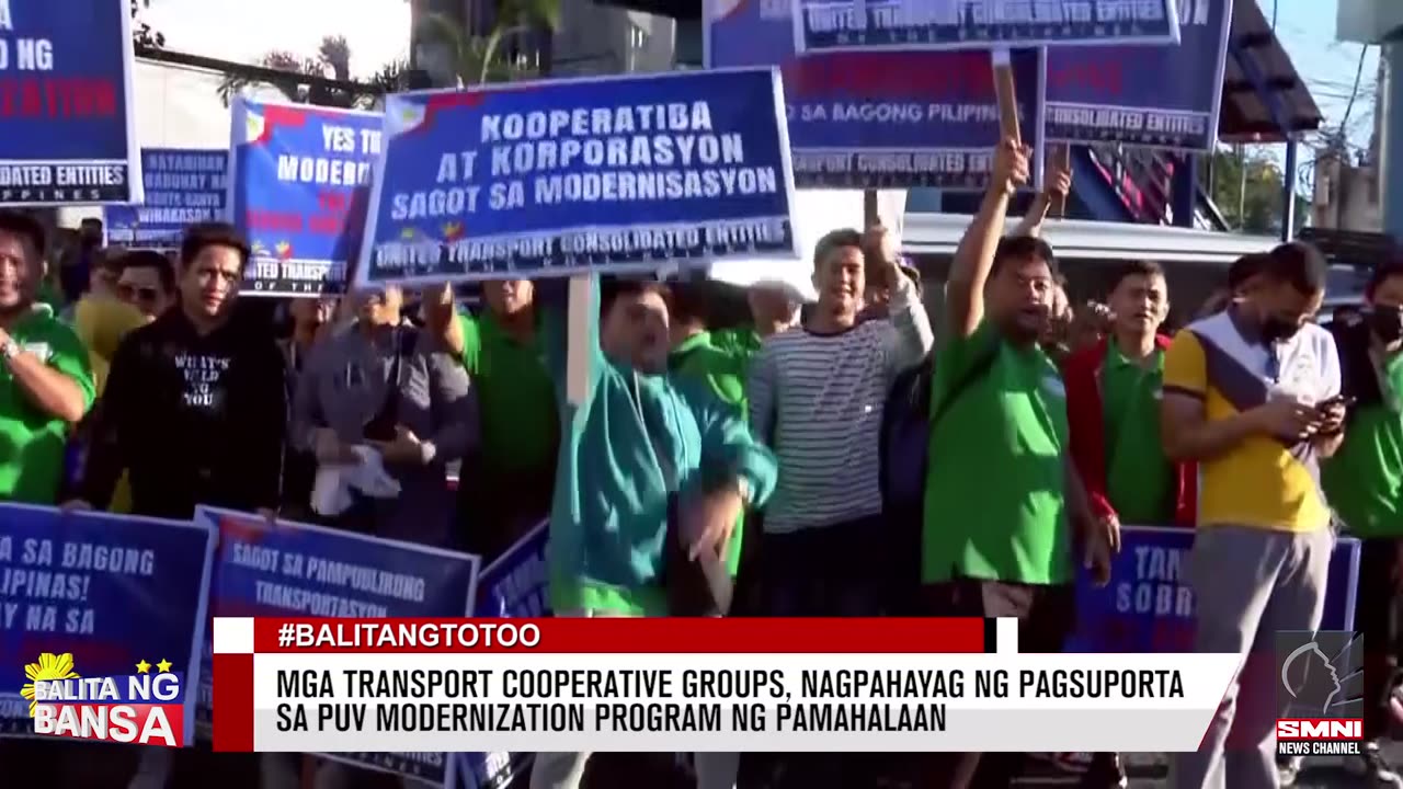 Mga Transport Cooperative Groups, nagpahayag ng pagsuporta sa PUV Modernization Program