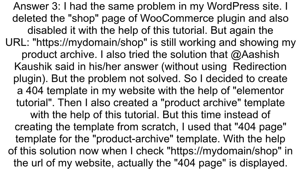 I have deleted page from word press site but it still appears on same url