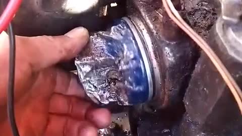 Damaged filter fitting