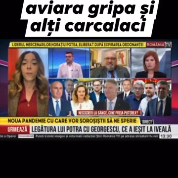 Noua "pandemie" cu care vor Soros-istii sa ne sperie, isteria cu gripa aviara si alti virusi