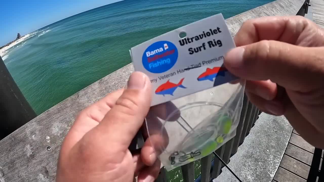 Saltwater PIER FISHING with Shrimp!