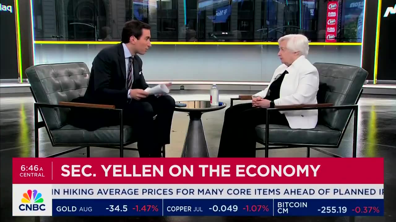 YELLEN: admits people believe things were better under Trump.