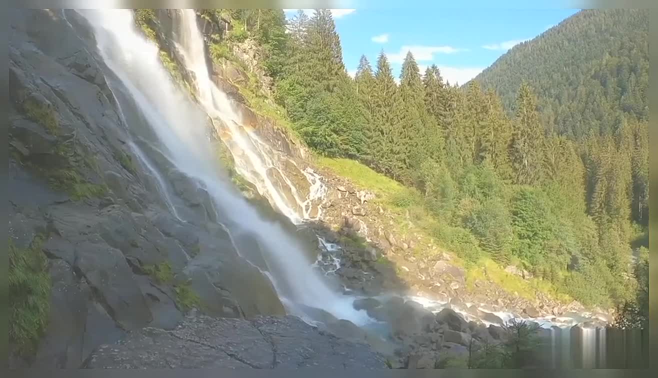 Nature Waterfall Scenic View Of Nature Waterfall Forest Waterfall In Forest