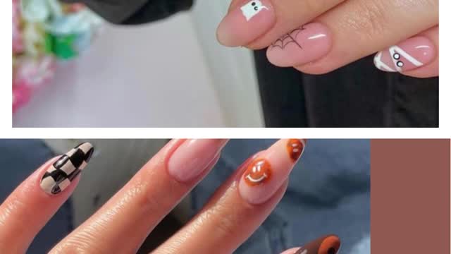 Halloween Nails Art Idea