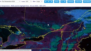 June 3 2023 Quebec False Flag INTENTIONAL/INTENTIONALLY Started fires