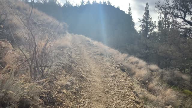 Central Oregon – Smith Rock State Park – Climbing a Steep Desert Trail – 4K