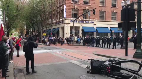 May 1 2017 Portland may day 1.8 Noise bangs being used