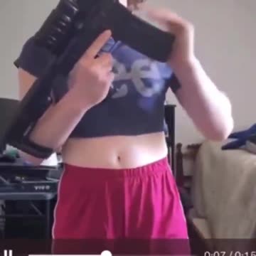 Trans women/dudes take to instagram & Twitter to show their firearms in support.