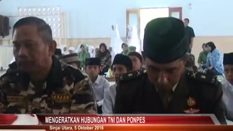 KODIM SYUKURAN BERSAMA WARGA PONPES