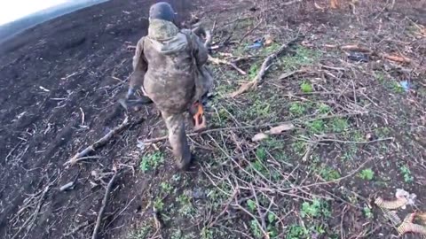 Graphic video 18 +++Ukrainian soldiers pass an annihilated area, Wagnerites obliterated