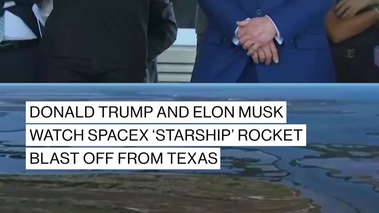 Trump & Musk Witness Historic Starship Rocket Test in Texas | SpaceX Launch Event