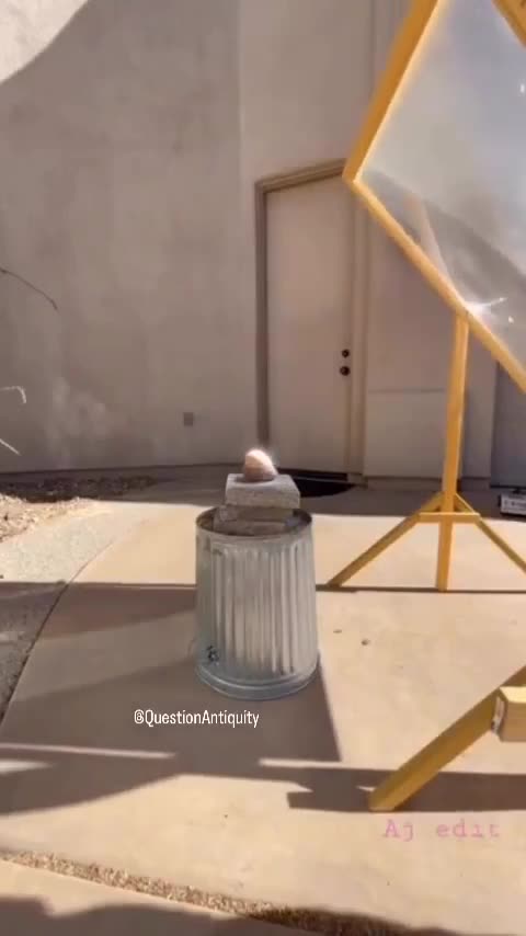 ARCHIMEDES DEATH RAY AKA FRESNEL LENS‼️ -