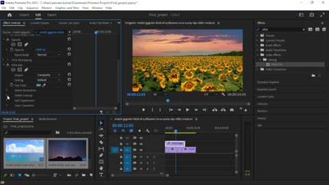 Adobe Premiere Pro – How to change Sky Color