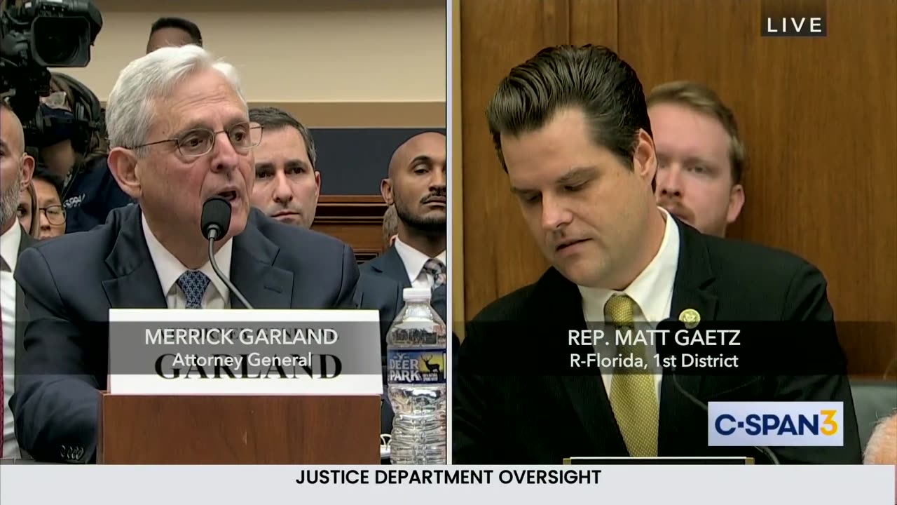 'BLISSFULLY IGNORANT!': Gaetz Destroys Garland for Ignoring Biden Corruption