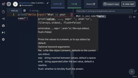 Day-1 Part-9 -Beginner- The Python Input Function - Learn Python