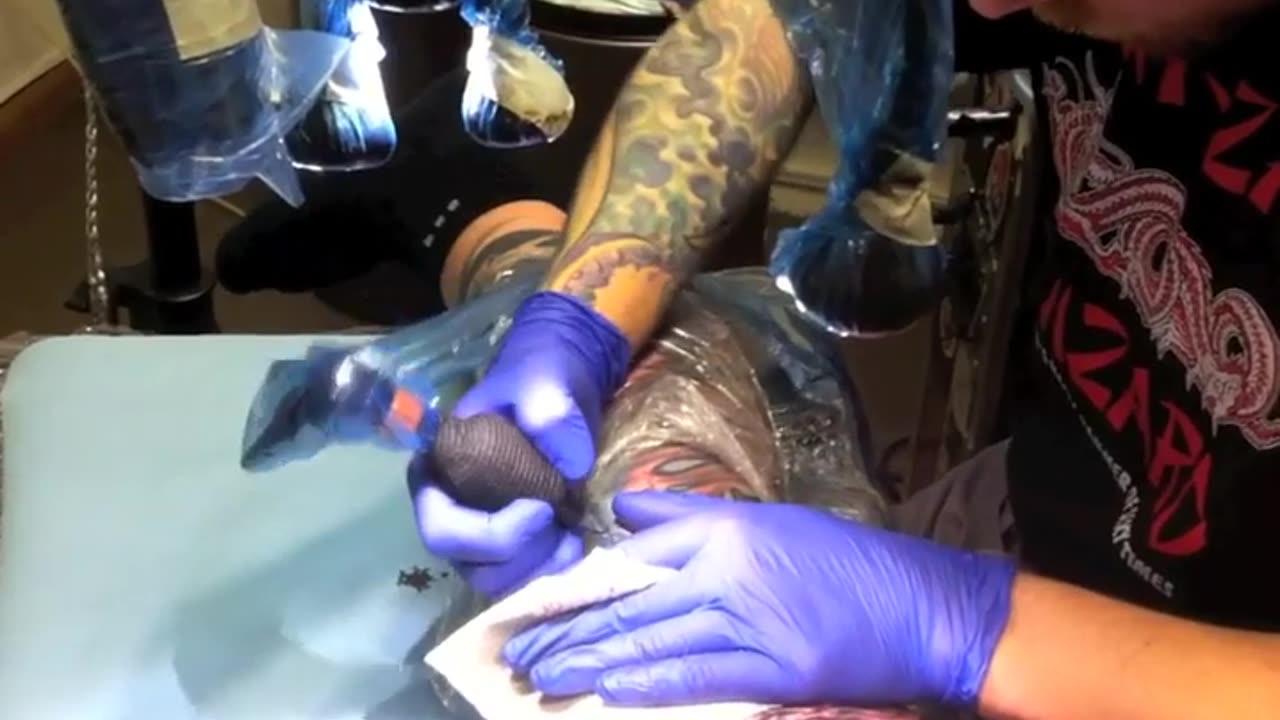 Tattoo session with Markus Lenhard [2013]