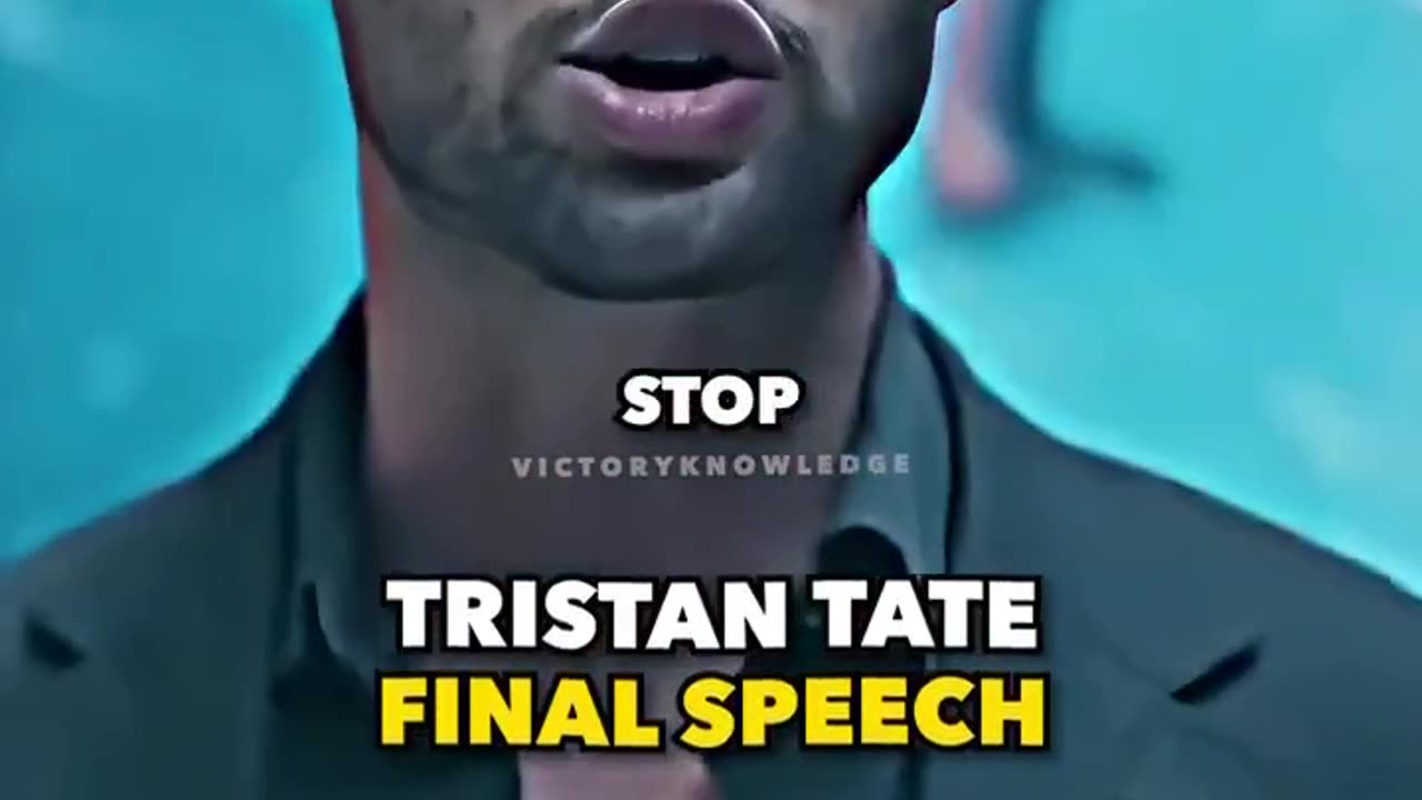 Tristan Tate Final Speech