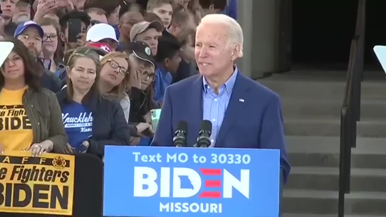 Biden ~ We Can Only Re-elect Donald Trump.