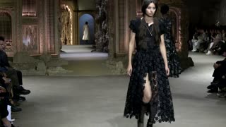 Dior brings baroque silhouettes to Paris Fashion Week