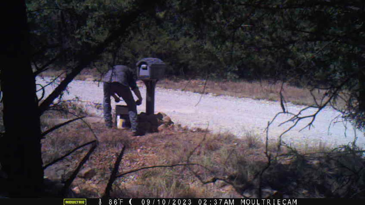 Pouring Concrete on the Stones