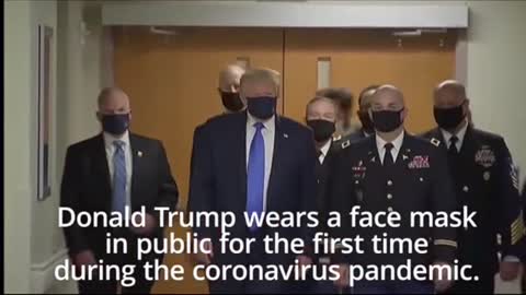 Trump Seen Wearing Mask For the Very* First Time