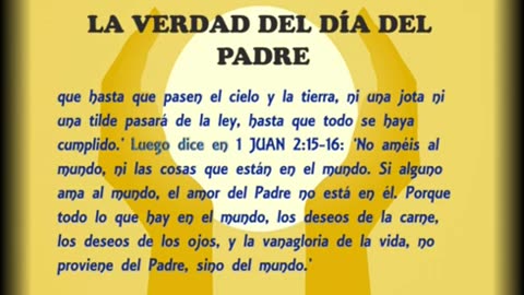 NO CELEBRES el "Dia del Padre"