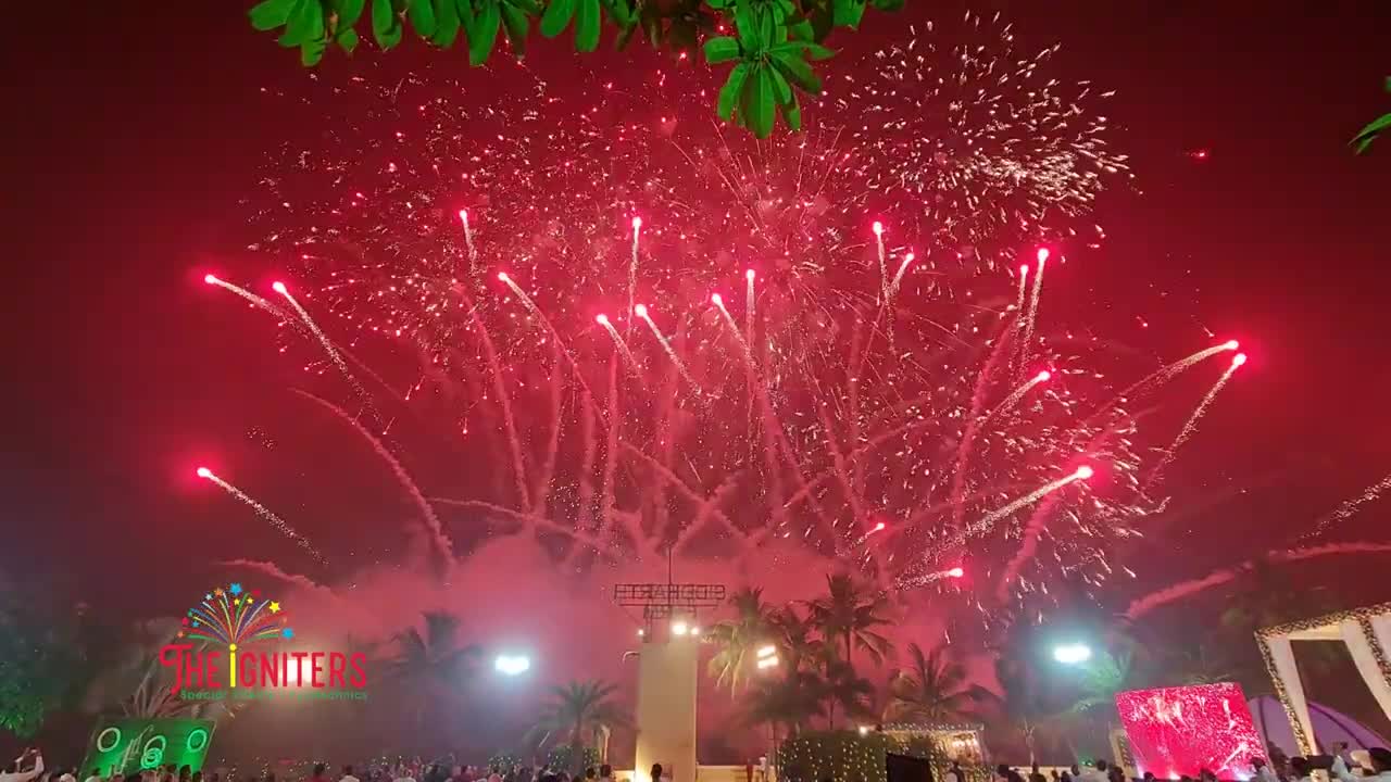 Grand Wedding Fireworks show