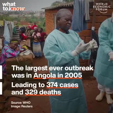 The WEF officially began to advertise the Marburg virus