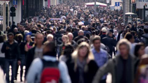 scenery of people walking