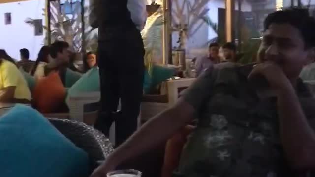 Like a boss restaurant moment