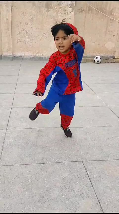 cute spiderman in action