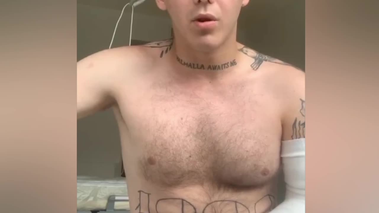Ukrainian soldier w/ Valhalla, Swastika tattoo claims paycheck is for $17