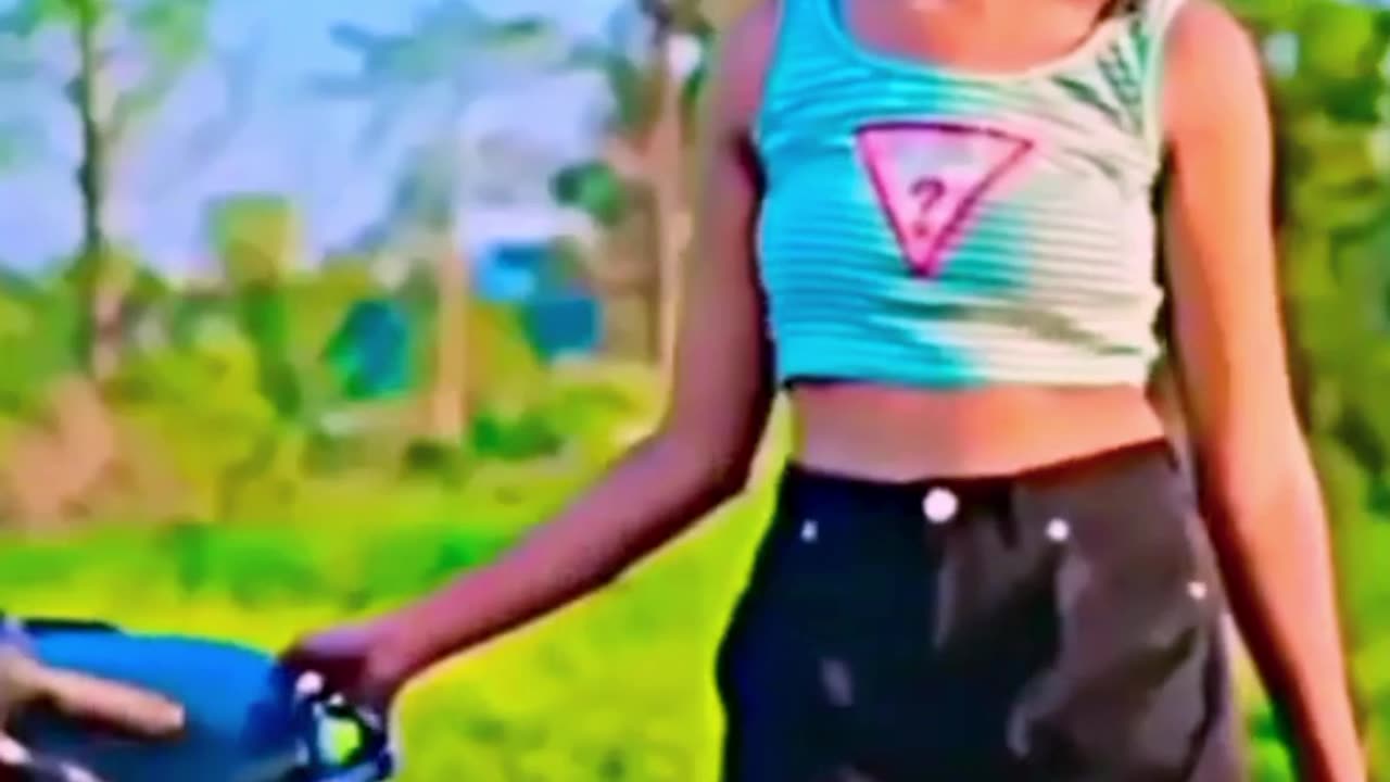 Beautiful lady ride hot hike.....