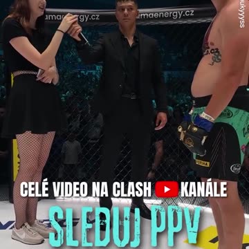 Brutal moment cage fighter proposes after loss and gets rejected