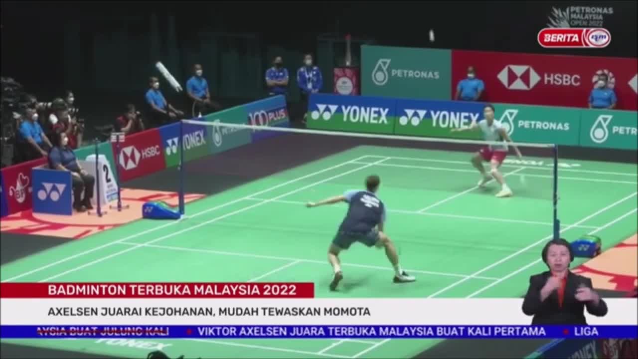 3 JULAI 2022-BERITA PERDANA-BADMINTON TERBUKA MALAYSIA 2022-AXELSEN JUARAI KEJOHANAN