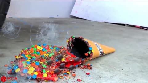 Crushing Soft Thing By Car Experiment Kids Video (Watemelon, Jelly, Ball )