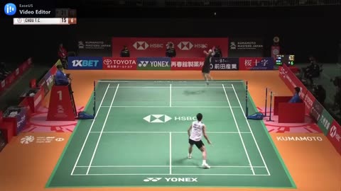 Shi Yu Qi contends against Chou Tien Chen for a finals spot