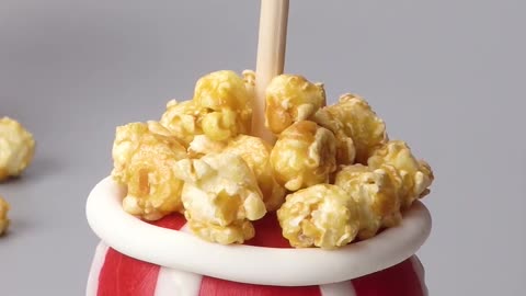 Amazing Apple Popcorn Dessert Recipe #Shorts